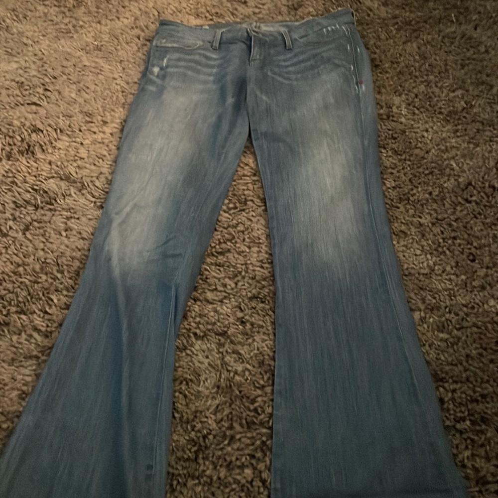 Vintage Guess Ripped Bootcut Jean